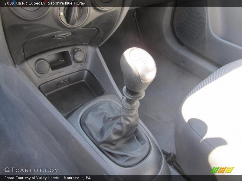 Sapphire Blue / Gray 2009 Kia Rio LX Sedan