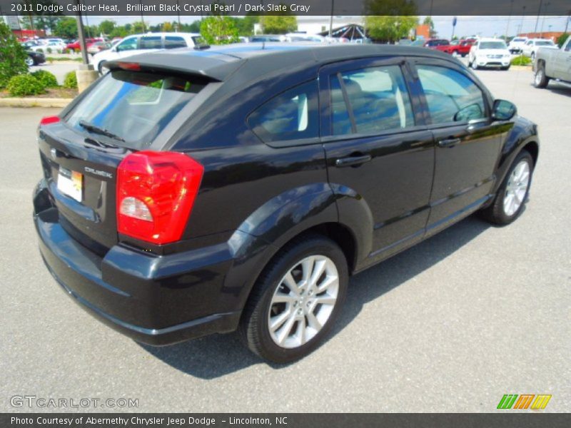Brilliant Black Crystal Pearl / Dark Slate Gray 2011 Dodge Caliber Heat