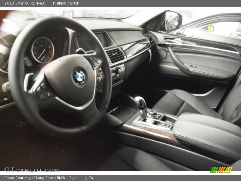 Jet Black / Black 2013 BMW X6 xDrive35i