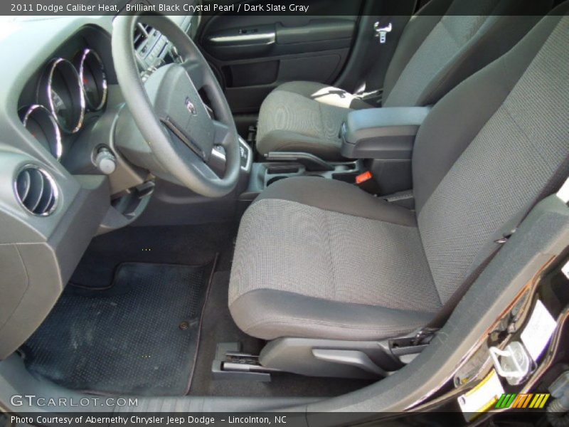 Brilliant Black Crystal Pearl / Dark Slate Gray 2011 Dodge Caliber Heat