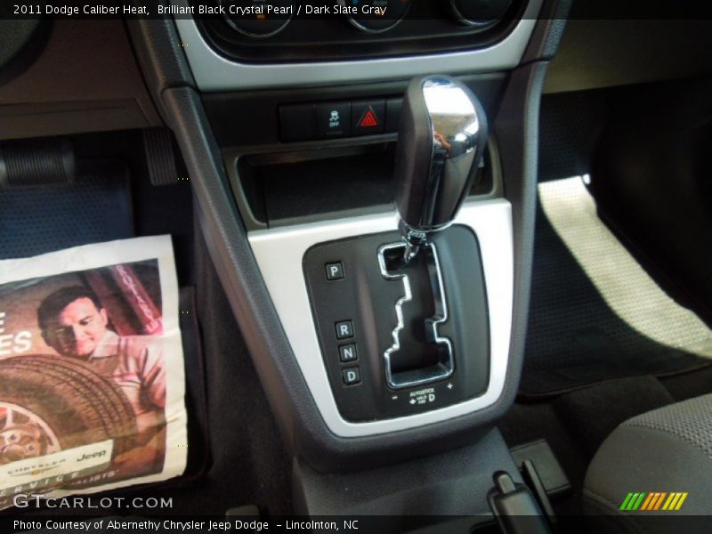 Brilliant Black Crystal Pearl / Dark Slate Gray 2011 Dodge Caliber Heat