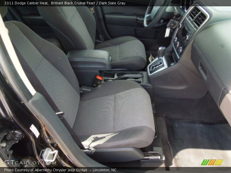 Brilliant Black Crystal Pearl / Dark Slate Gray 2011 Dodge Caliber Heat