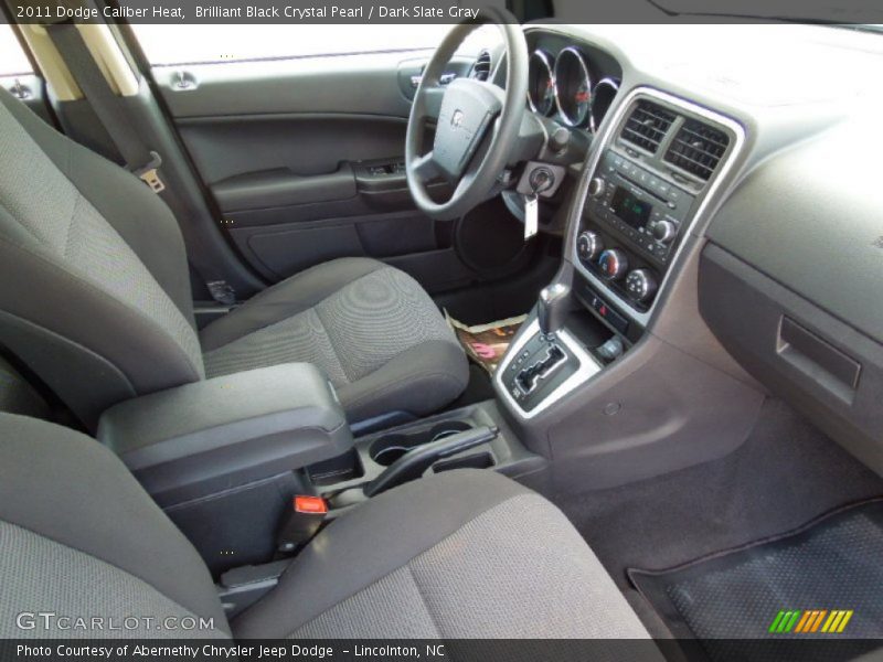 Brilliant Black Crystal Pearl / Dark Slate Gray 2011 Dodge Caliber Heat