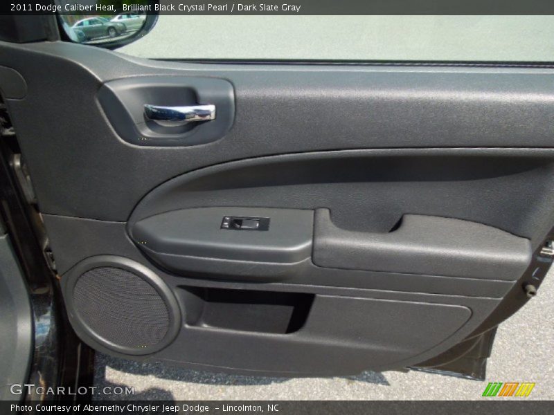 Brilliant Black Crystal Pearl / Dark Slate Gray 2011 Dodge Caliber Heat