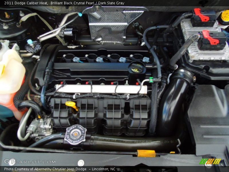 Brilliant Black Crystal Pearl / Dark Slate Gray 2011 Dodge Caliber Heat