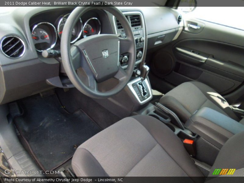 Brilliant Black Crystal Pearl / Dark Slate Gray 2011 Dodge Caliber Heat