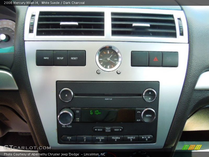 White Suede / Dark Charcoal 2008 Mercury Milan I4