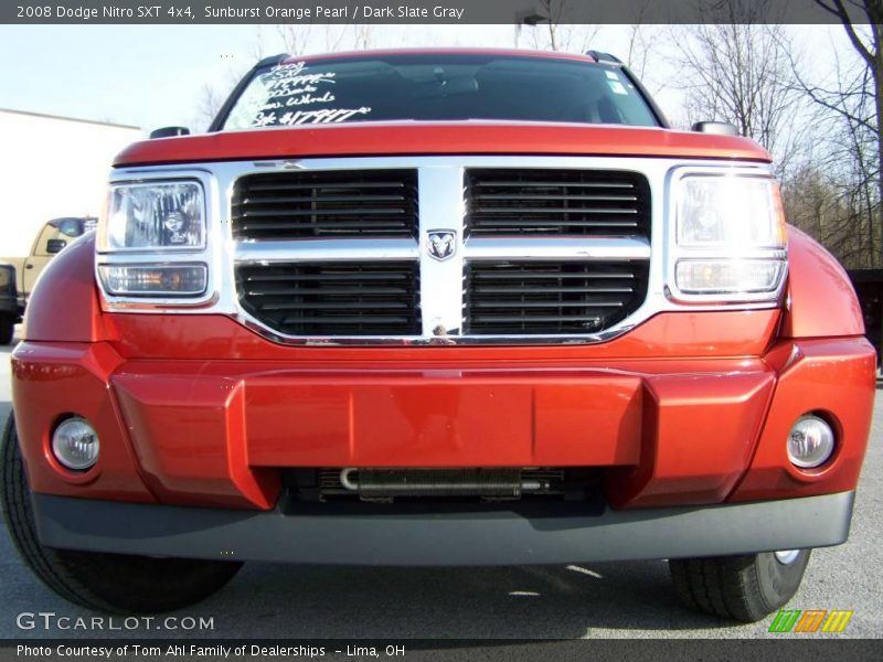 Sunburst Orange Pearl / Dark Slate Gray 2008 Dodge Nitro SXT 4x4
