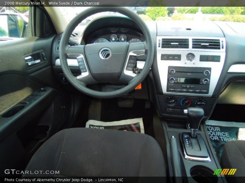 White Suede / Dark Charcoal 2008 Mercury Milan I4