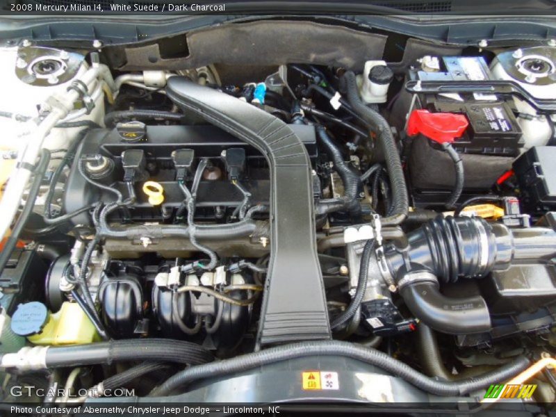 White Suede / Dark Charcoal 2008 Mercury Milan I4