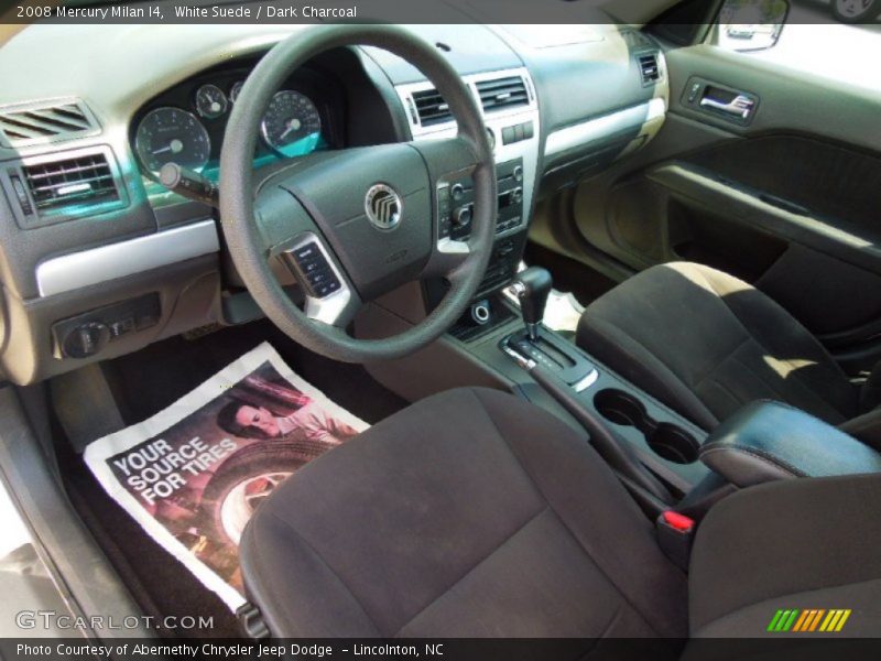 White Suede / Dark Charcoal 2008 Mercury Milan I4
