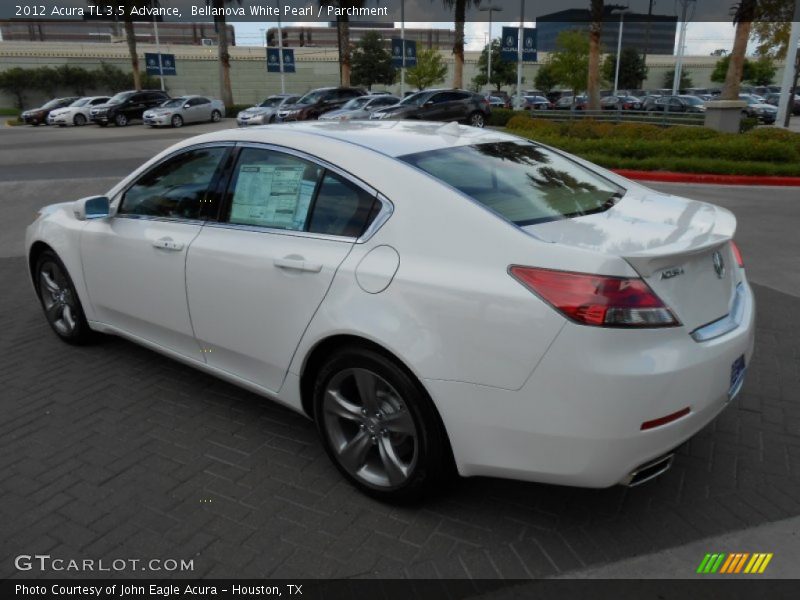 Bellanova White Pearl / Parchment 2012 Acura TL 3.5 Advance