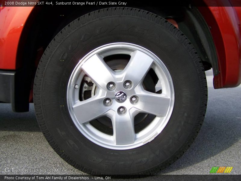 Sunburst Orange Pearl / Dark Slate Gray 2008 Dodge Nitro SXT 4x4