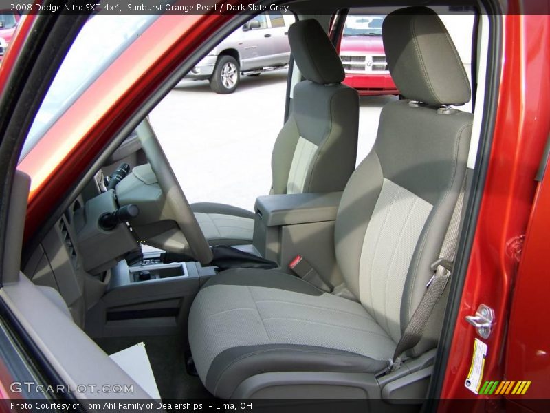 Sunburst Orange Pearl / Dark Slate Gray 2008 Dodge Nitro SXT 4x4