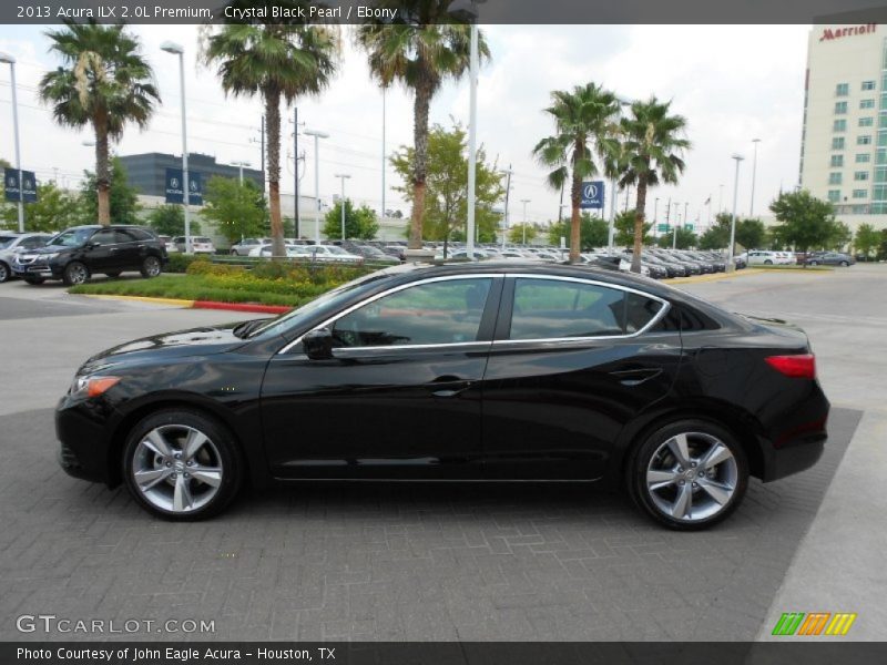 Crystal Black Pearl / Ebony 2013 Acura ILX 2.0L Premium