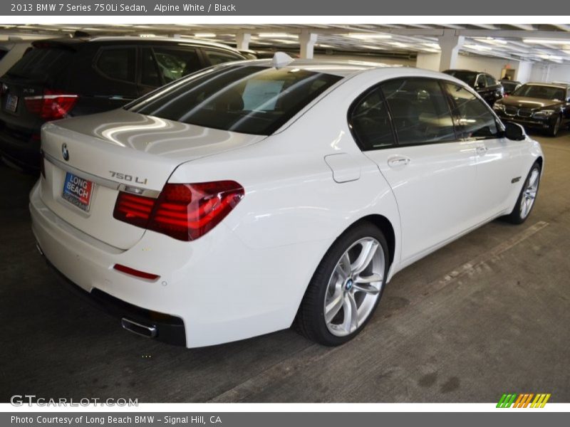 Alpine White / Black 2013 BMW 7 Series 750Li Sedan