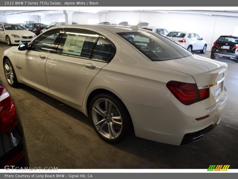 Alpine White / Black 2013 BMW 7 Series 750Li Sedan
