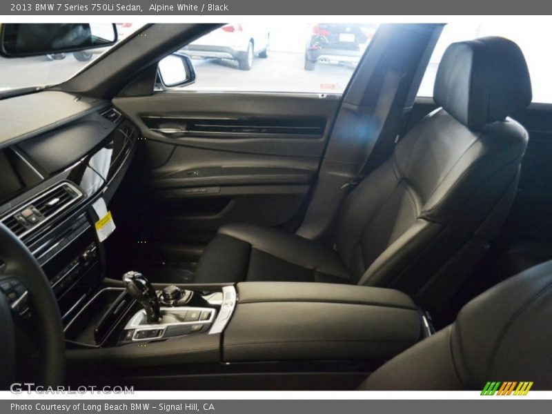 Alpine White / Black 2013 BMW 7 Series 750Li Sedan