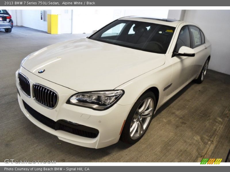 Alpine White / Black 2013 BMW 7 Series 750Li Sedan