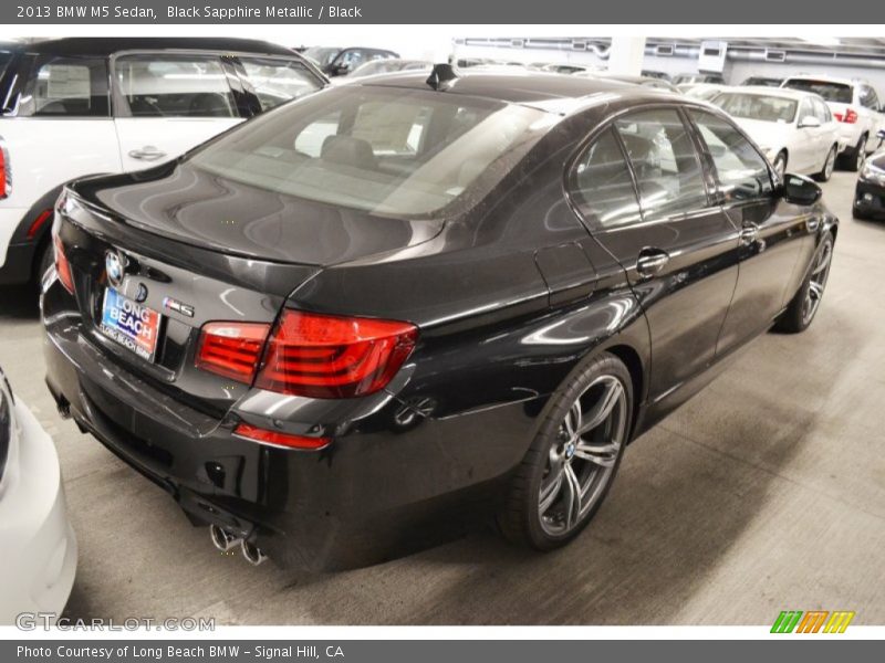 Black Sapphire Metallic / Black 2013 BMW M5 Sedan