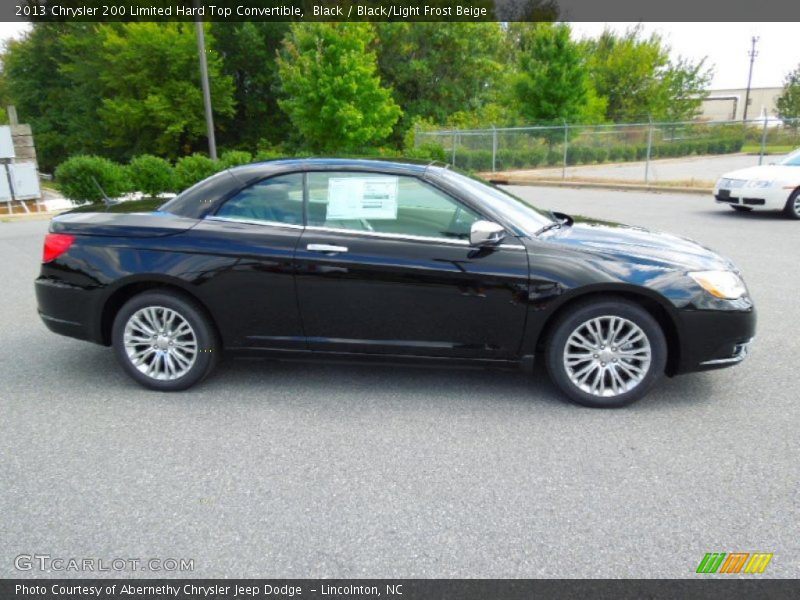 Black / Black/Light Frost Beige 2013 Chrysler 200 Limited Hard Top Convertible