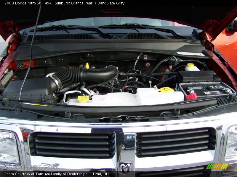Sunburst Orange Pearl / Dark Slate Gray 2008 Dodge Nitro SXT 4x4