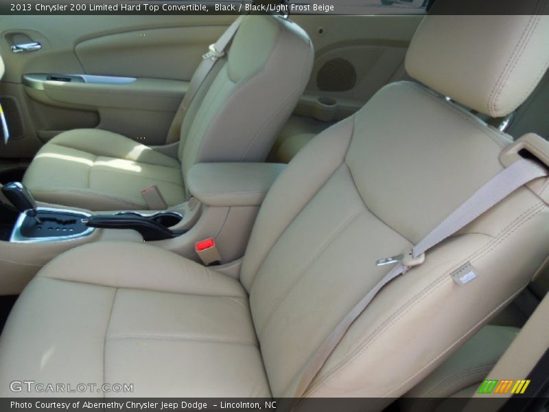 Black / Black/Light Frost Beige 2013 Chrysler 200 Limited Hard Top Convertible