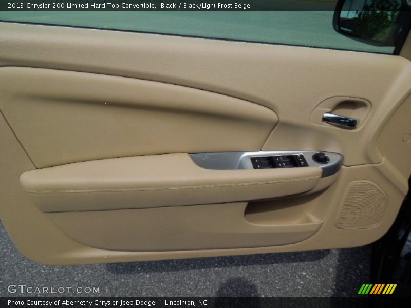 Black / Black/Light Frost Beige 2013 Chrysler 200 Limited Hard Top Convertible