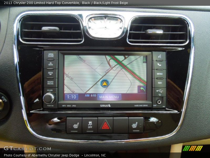 Black / Black/Light Frost Beige 2013 Chrysler 200 Limited Hard Top Convertible