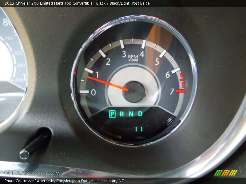 Black / Black/Light Frost Beige 2013 Chrysler 200 Limited Hard Top Convertible