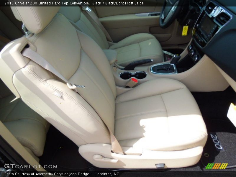 Black / Black/Light Frost Beige 2013 Chrysler 200 Limited Hard Top Convertible