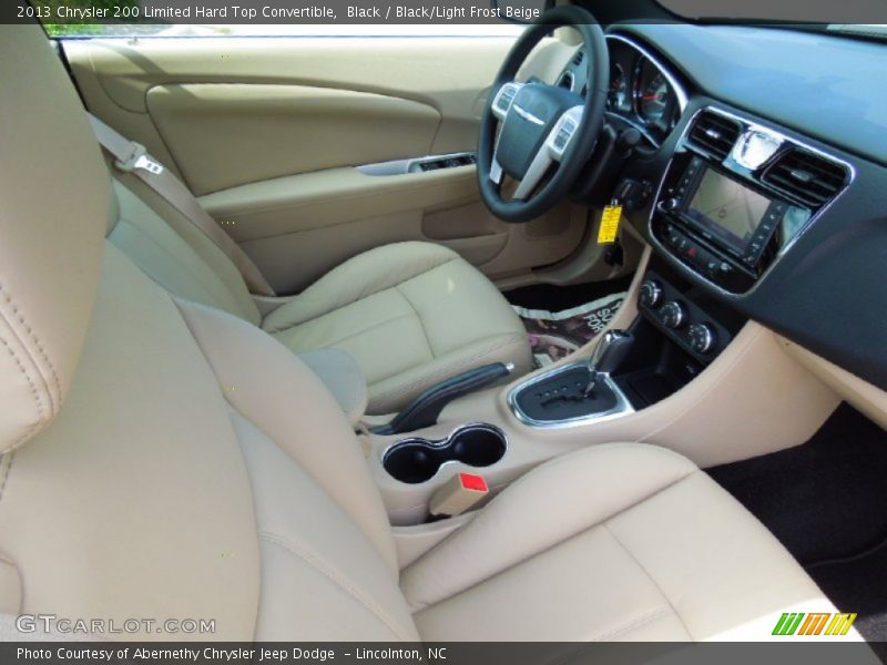 Black / Black/Light Frost Beige 2013 Chrysler 200 Limited Hard Top Convertible