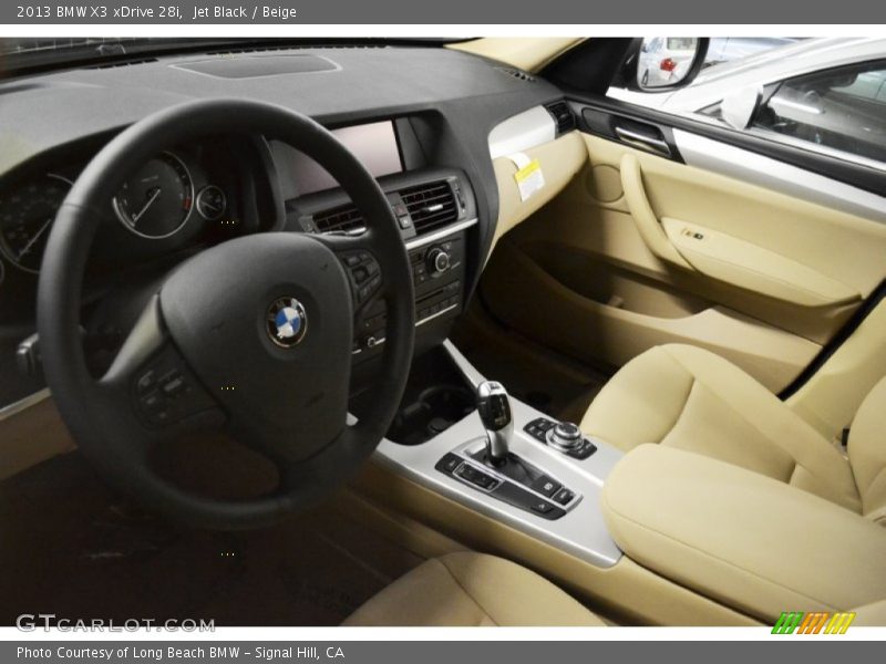 Jet Black / Beige 2013 BMW X3 xDrive 28i