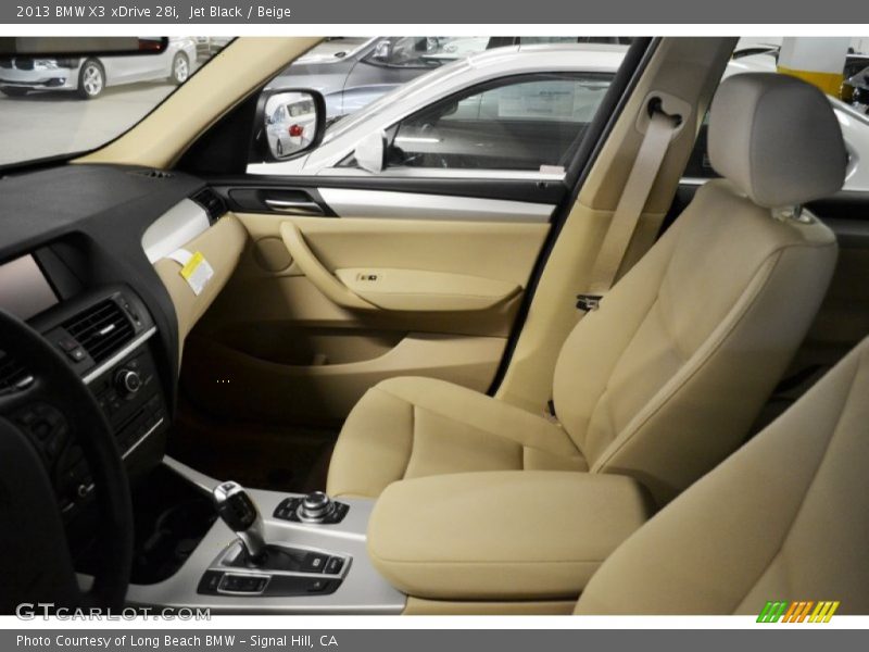 Jet Black / Beige 2013 BMW X3 xDrive 28i