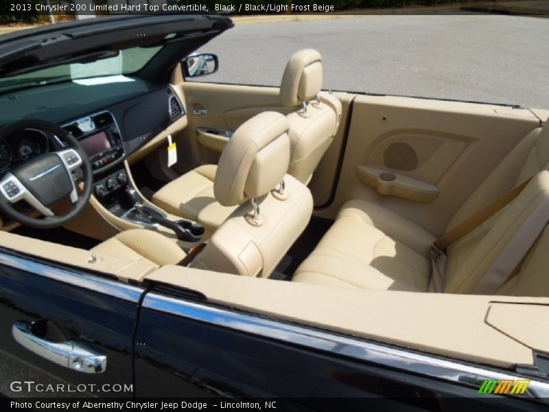  2013 200 Limited Hard Top Convertible Black/Light Frost Beige Interior