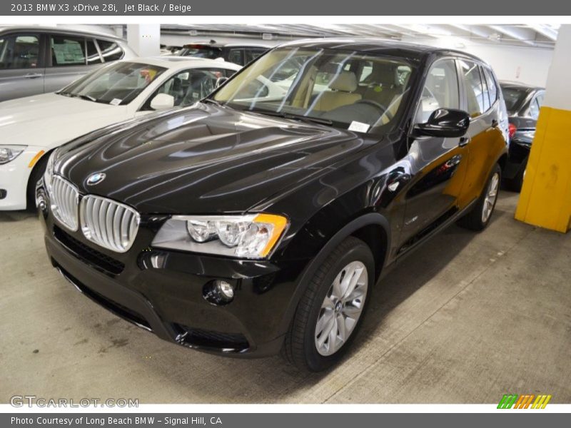 Jet Black / Beige 2013 BMW X3 xDrive 28i