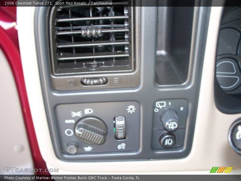 Sport Red Metallic / Tan/Neutral 2006 Chevrolet Tahoe Z71