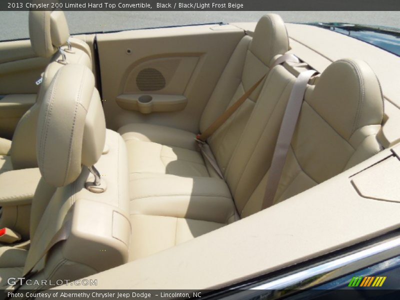 Rear Seat of 2013 200 Limited Hard Top Convertible
