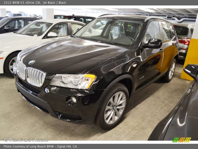 Jet Black / Black 2013 BMW X3 xDrive 28i
