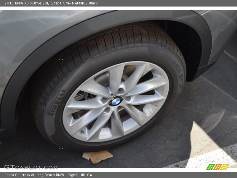 Space Gray Metallic / Black 2013 BMW X3 xDrive 28i