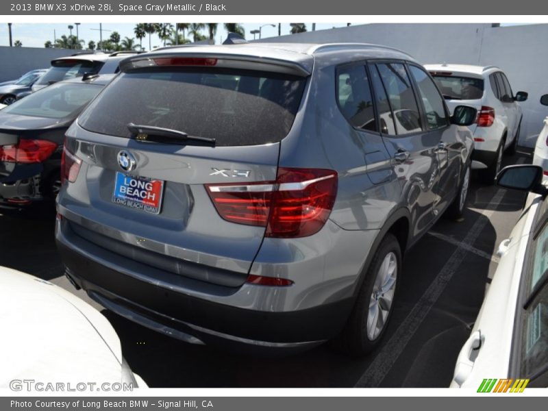 Space Gray Metallic / Black 2013 BMW X3 xDrive 28i