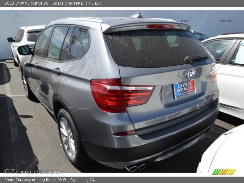 Space Gray Metallic / Black 2013 BMW X3 xDrive 28i