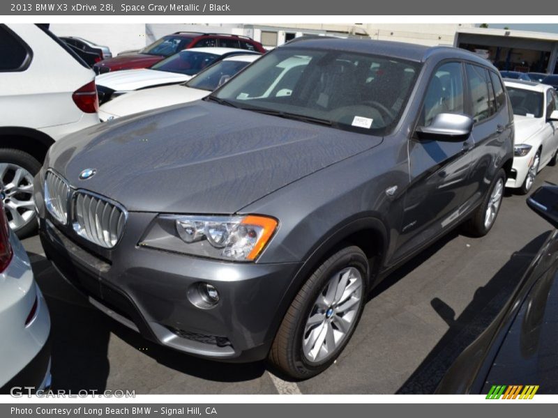 Space Gray Metallic / Black 2013 BMW X3 xDrive 28i