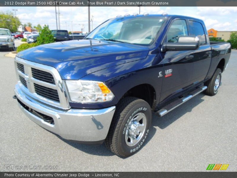 True Blue Pearl / Dark Slate/Medium Graystone 2012 Dodge Ram 2500 HD ST Crew Cab 4x4