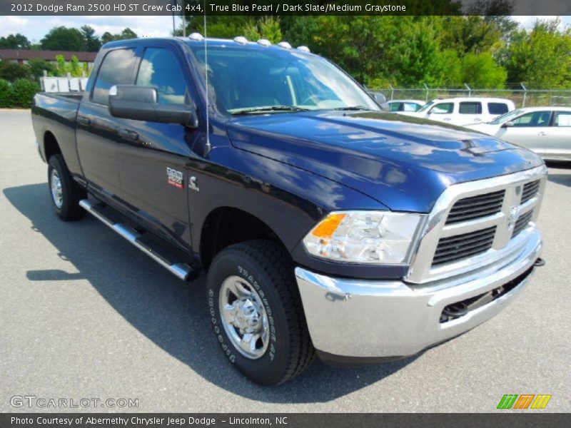 True Blue Pearl / Dark Slate/Medium Graystone 2012 Dodge Ram 2500 HD ST Crew Cab 4x4