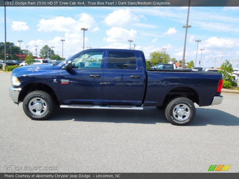 True Blue Pearl / Dark Slate/Medium Graystone 2012 Dodge Ram 2500 HD ST Crew Cab 4x4