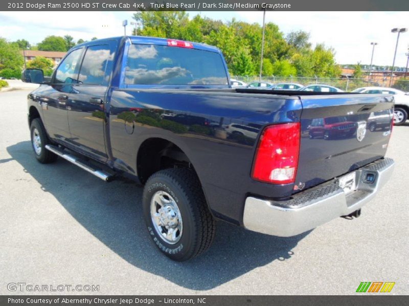 True Blue Pearl / Dark Slate/Medium Graystone 2012 Dodge Ram 2500 HD ST Crew Cab 4x4