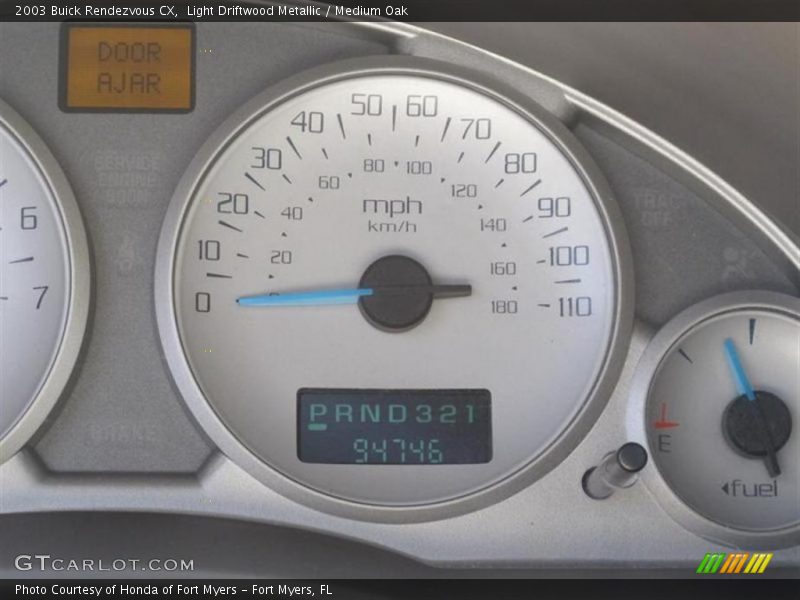 Light Driftwood Metallic / Medium Oak 2003 Buick Rendezvous CX