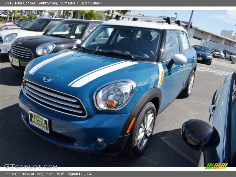 Surf Blue / Carbon Black 2012 Mini Cooper Countryman