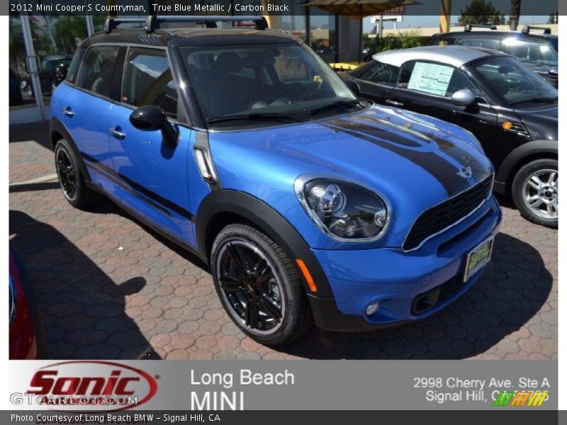 True Blue Metallic / Carbon Black 2012 Mini Cooper S Countryman